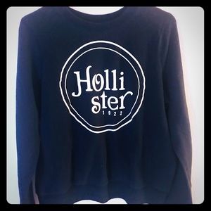 Women’s Hollister Navy Blue Crewneck Pullover Sz L